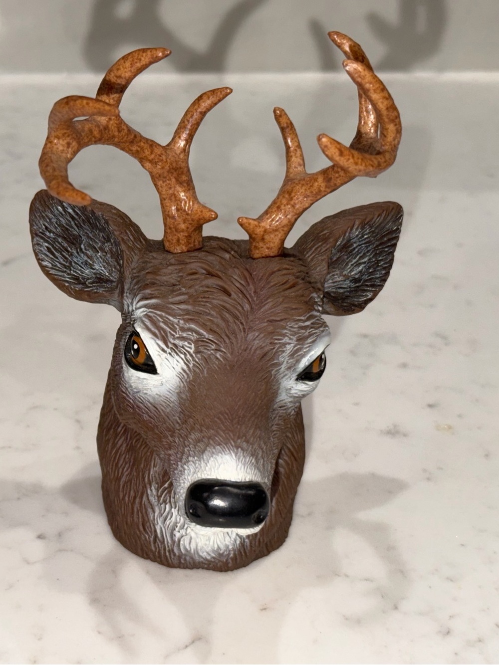 Vintage Hitch Buds Deer Head Trailer Ball Cover Fits 1-7/8 & 2 Inch Ball